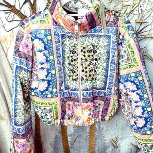 TIMIAMI cropped quilted puffer